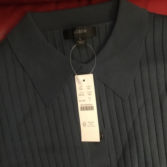 New Recess Pickleball x J Crew ribbed cropped jumpsuit L $198 - Picture 5 of 7